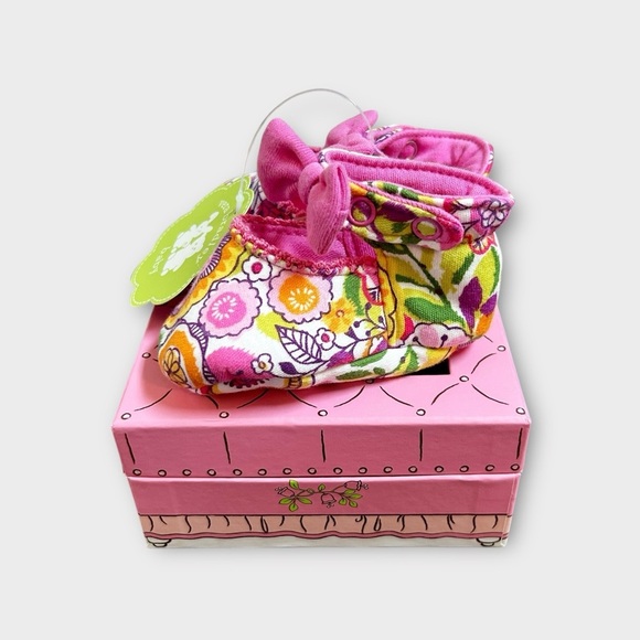 Vera Bradley Baby Mary Jane Shoes 0-6m NWT - Picture 5 of 7